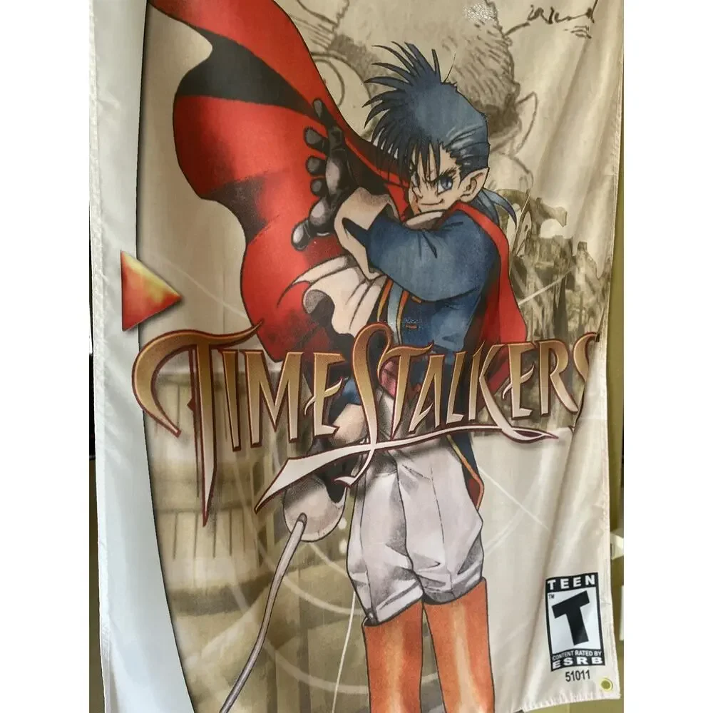 Time Stalkers 5ft Flag Sega Dreamcast 2000 Banner Poster